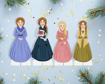 Little Women Paper Dolls: March Sisters Craft Set (Digital Download)