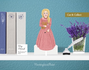 Amy March Paper Doll: Little Women DIY Craft (Digital Download)