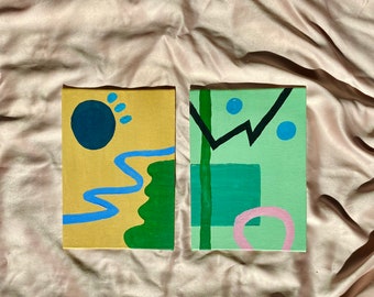 Abstract Acrylic Paintings