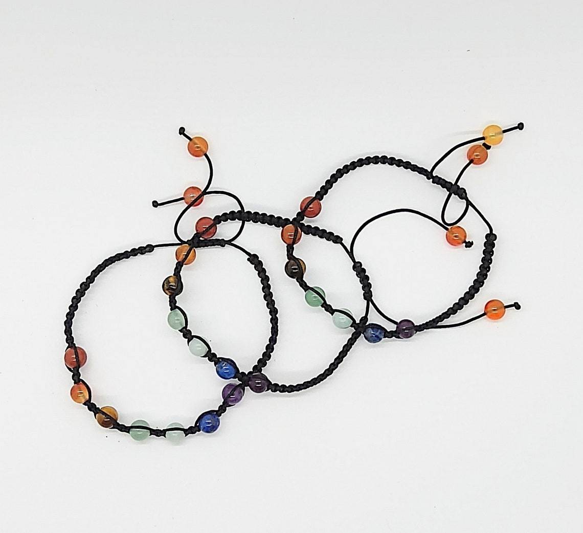 NEW Chakra bracelet Yoga bracelet Seven chakra bracelet Etsy