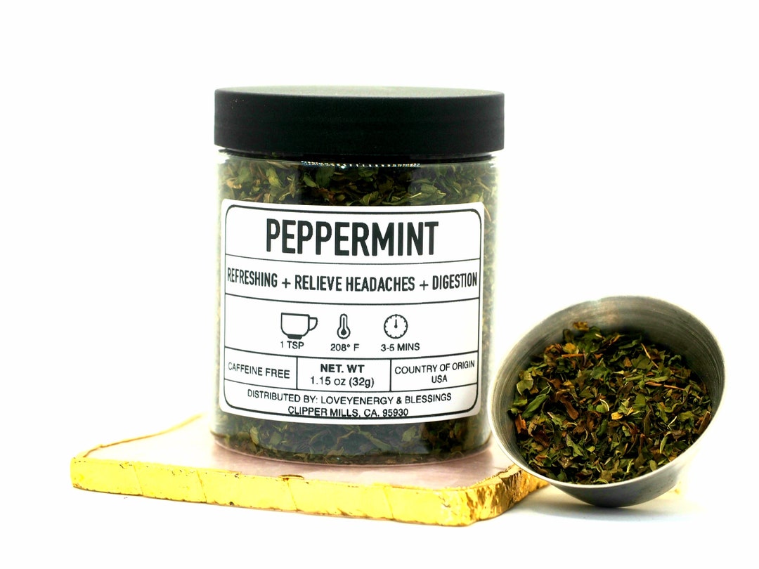 Peppermint Tea Loose Dried 100 Natural Etsy