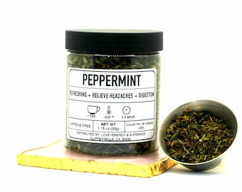 Peppermint Tea Loose Dried 100% Natural