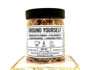 GROUND YOURSELF Handcrafted Herbal Tea Blend