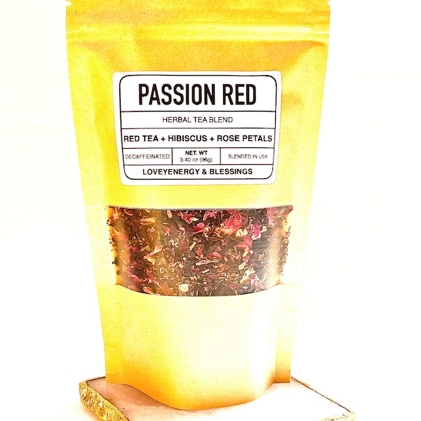 PASSION RED Handcrafted Herbal Tea Blend