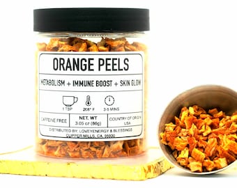 Orange Peels Dried  100% Natural Apothecary