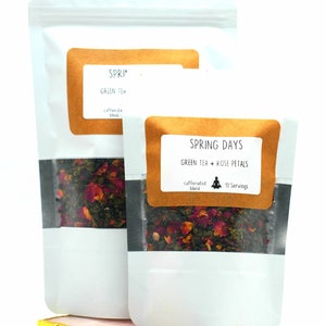 SPRING DAYS Handcrafted Loose Leaves Tea Blend, Immune Boost & Weight Loss Tea Blend