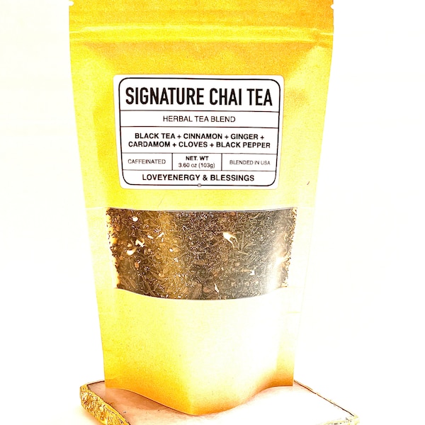 CHAI TEA Herbal Blend - Classic Handcrafted Indian Chai Tea