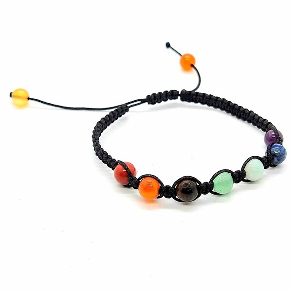 Chakra bracelet,  Yoga bracelet, Seven chakra bracelet gemstone therapy healing meditation bracelet energy bracelet power bracelet