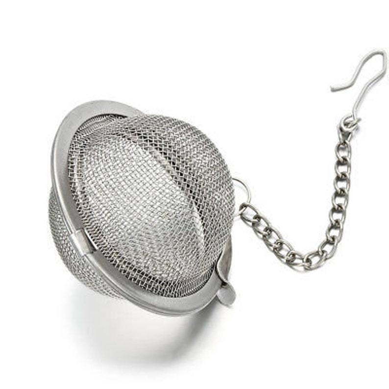 Stainless Steel Tea Infuser Ball Mesh Loose Leaf Herbal Tea Etsy