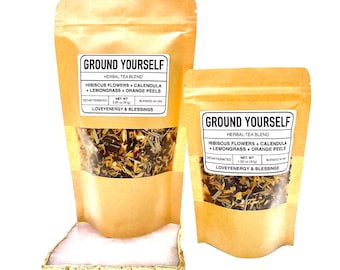 GROUND YOURSELF Handcrafted Herbal Tea Blend