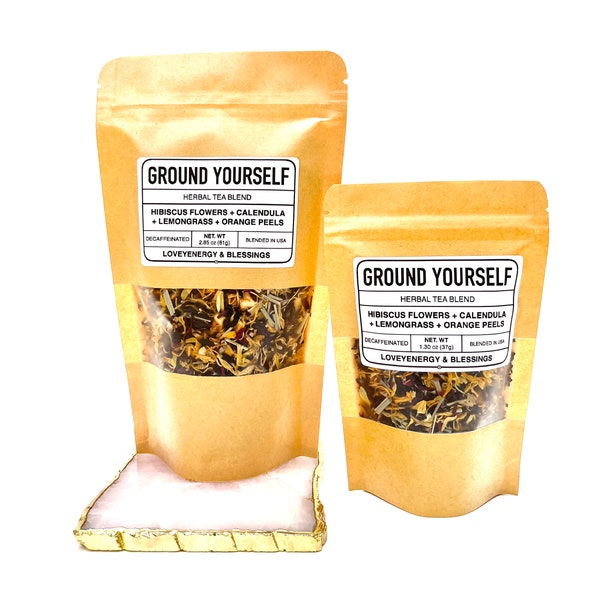 GROUND YOURSELF Handcrafted Herbal Tea Blend