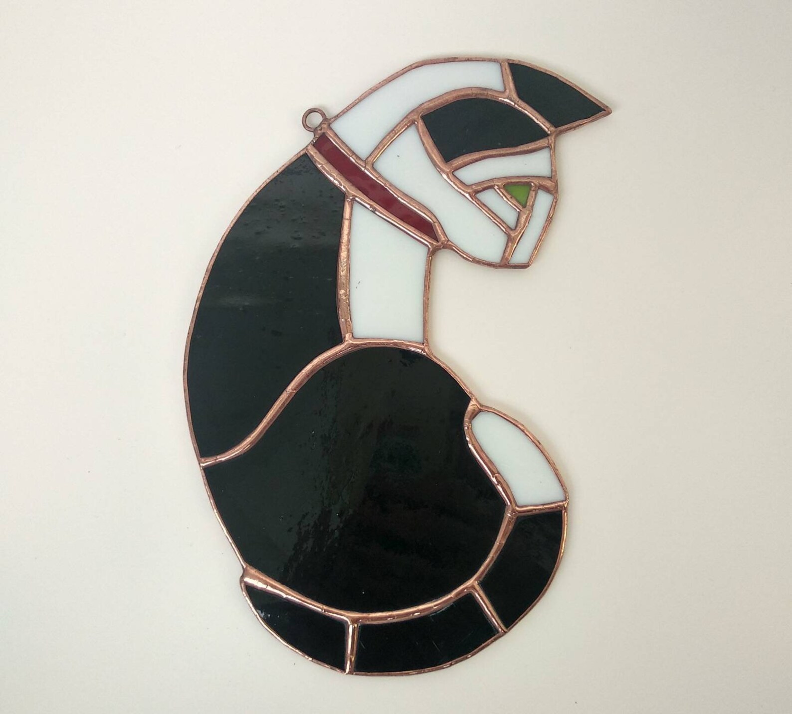 Stained Glass Cat Window Hanging Suncatcher Memorial Lover Cat Etsy