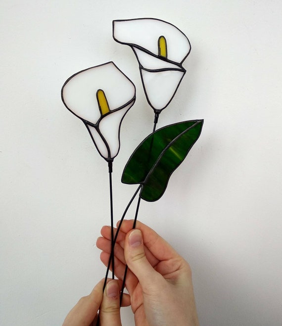 Calla Lily Stained Glass Mothers Day Gifts Calla Lily Bouquet for
