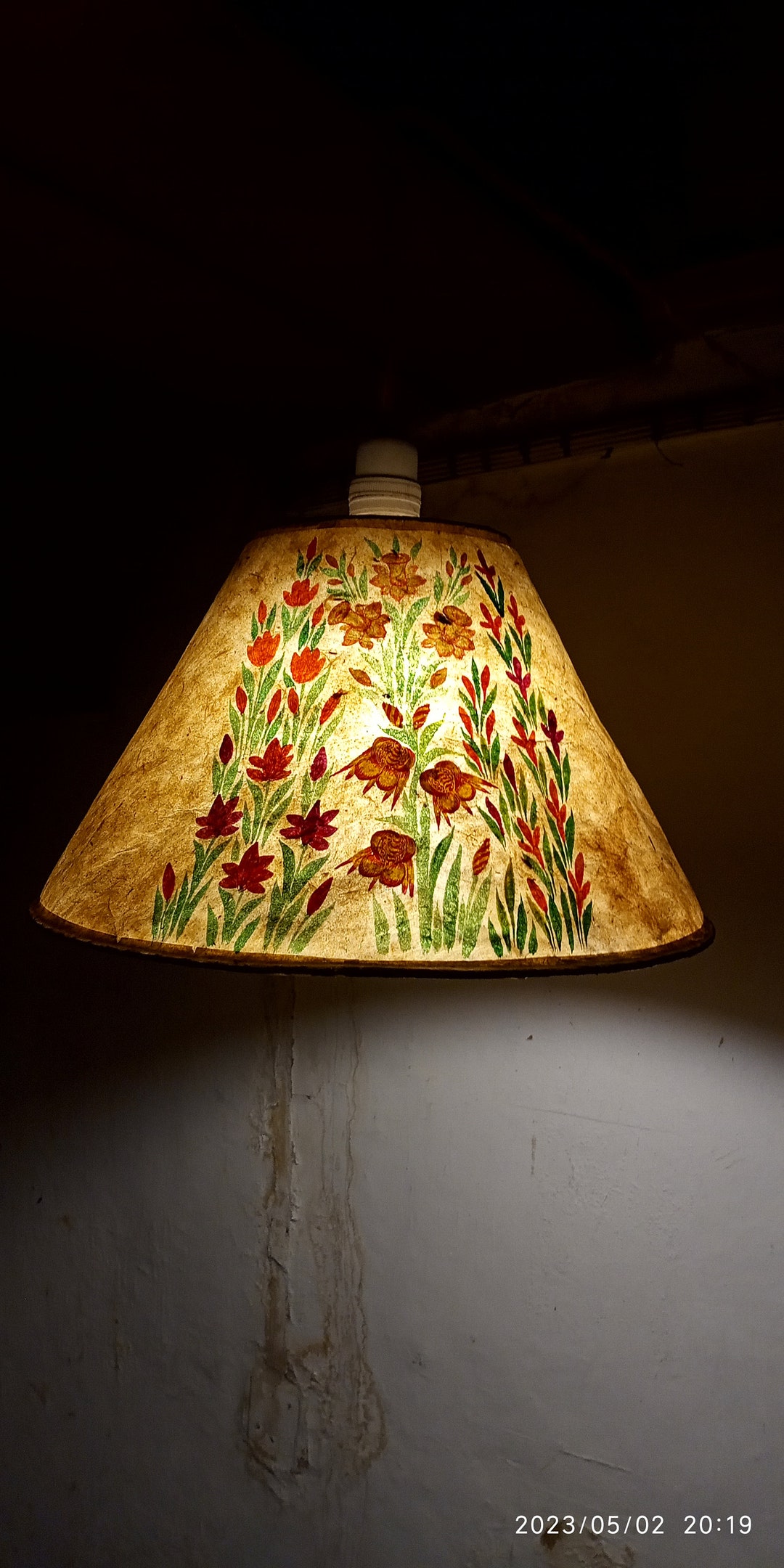 Buy Handmade Paper Lamp Shade With Hand Painting Using Water Online in India Etsy