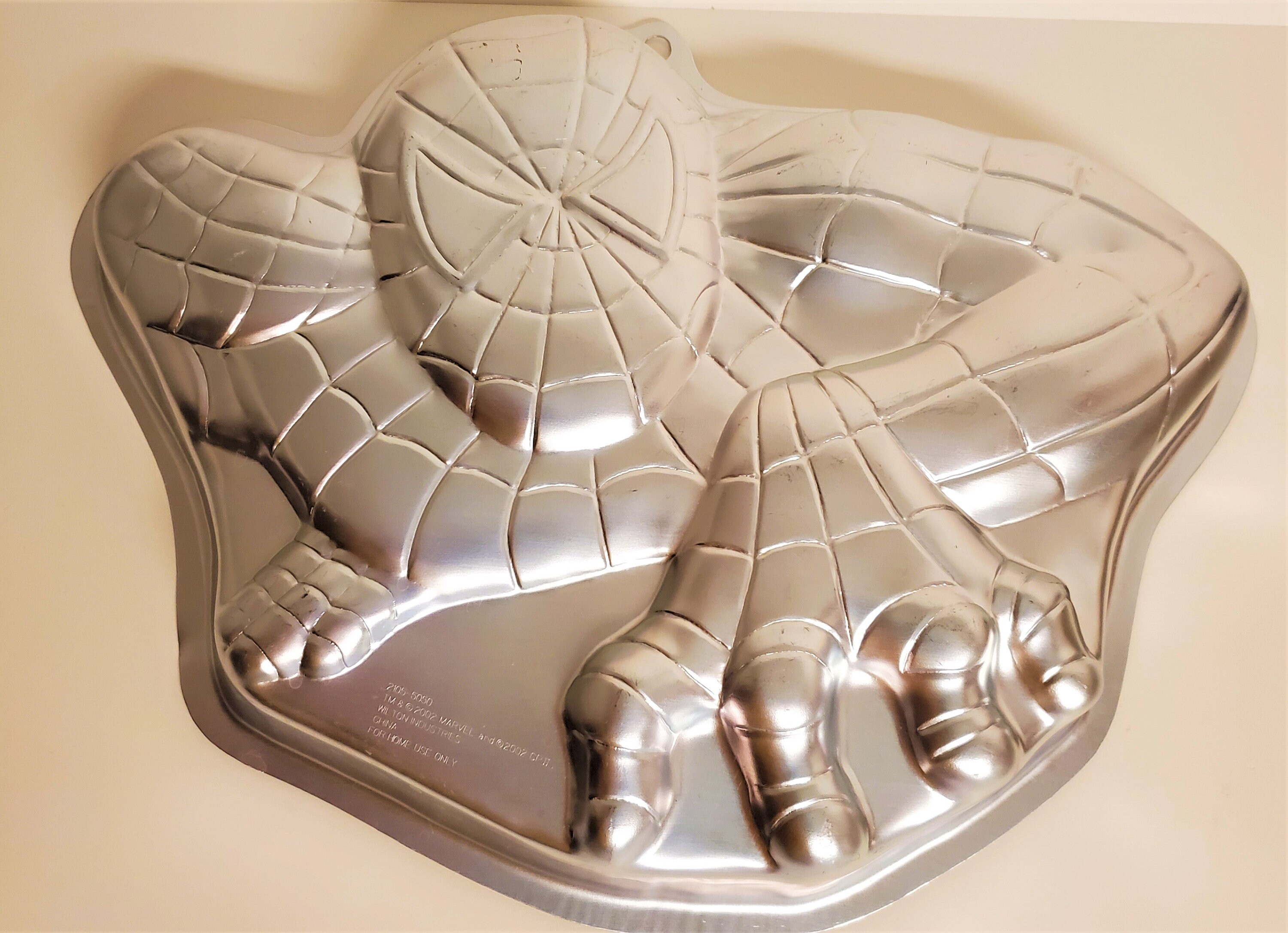 Wilton Spiderman Spiderman Cake Pan Marvel 2002 Retired Etsy