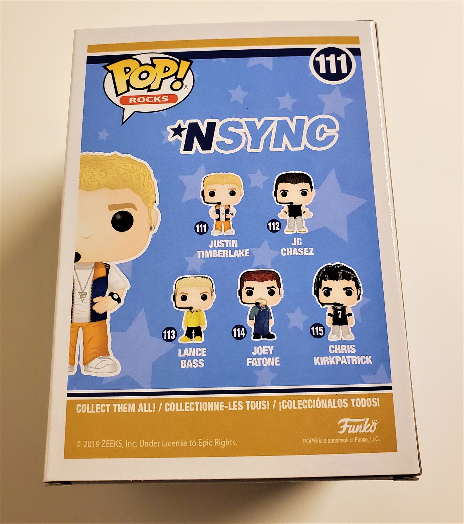 justin timberlake nsync funko pop