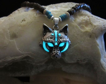 wolf necklace for him