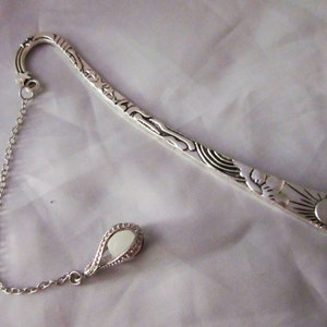 Silver bookmark glow in the dark zdjęcie 3