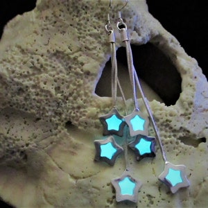 Star Earrings Glow in the dark