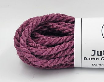 Shibari Rope Jute Bondage Rope Dark Pink 6mm  Mature