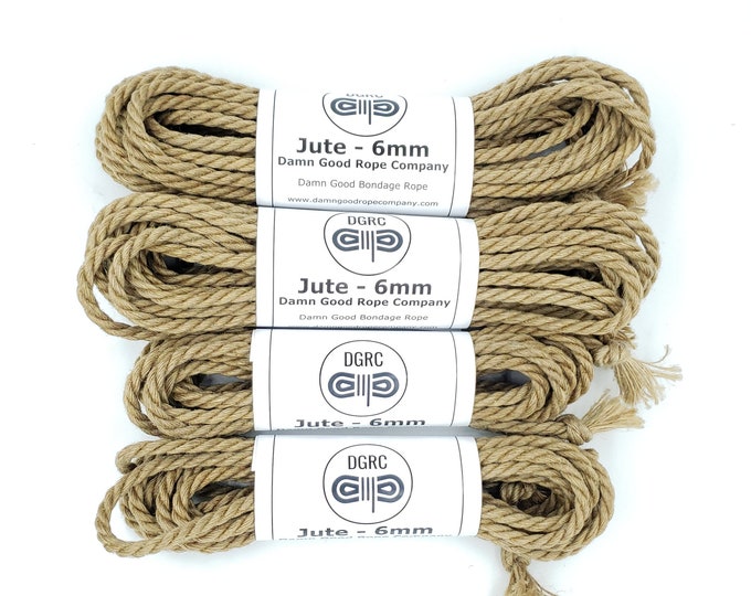 Featured listing image: Jute Bondage Rope Shibari Rope Booster Kit Mature