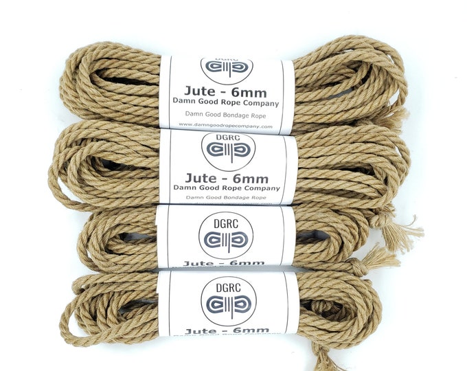 Featured listing image: Jute Bondage Rope Shibari Rope Booster Kit Mature