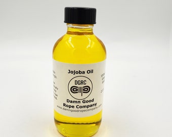 Bondage Rope Jojoba Oil! 4 oz of 100% Pure Unrefined Natural Cold Pressed Grade A Jojoba Oil