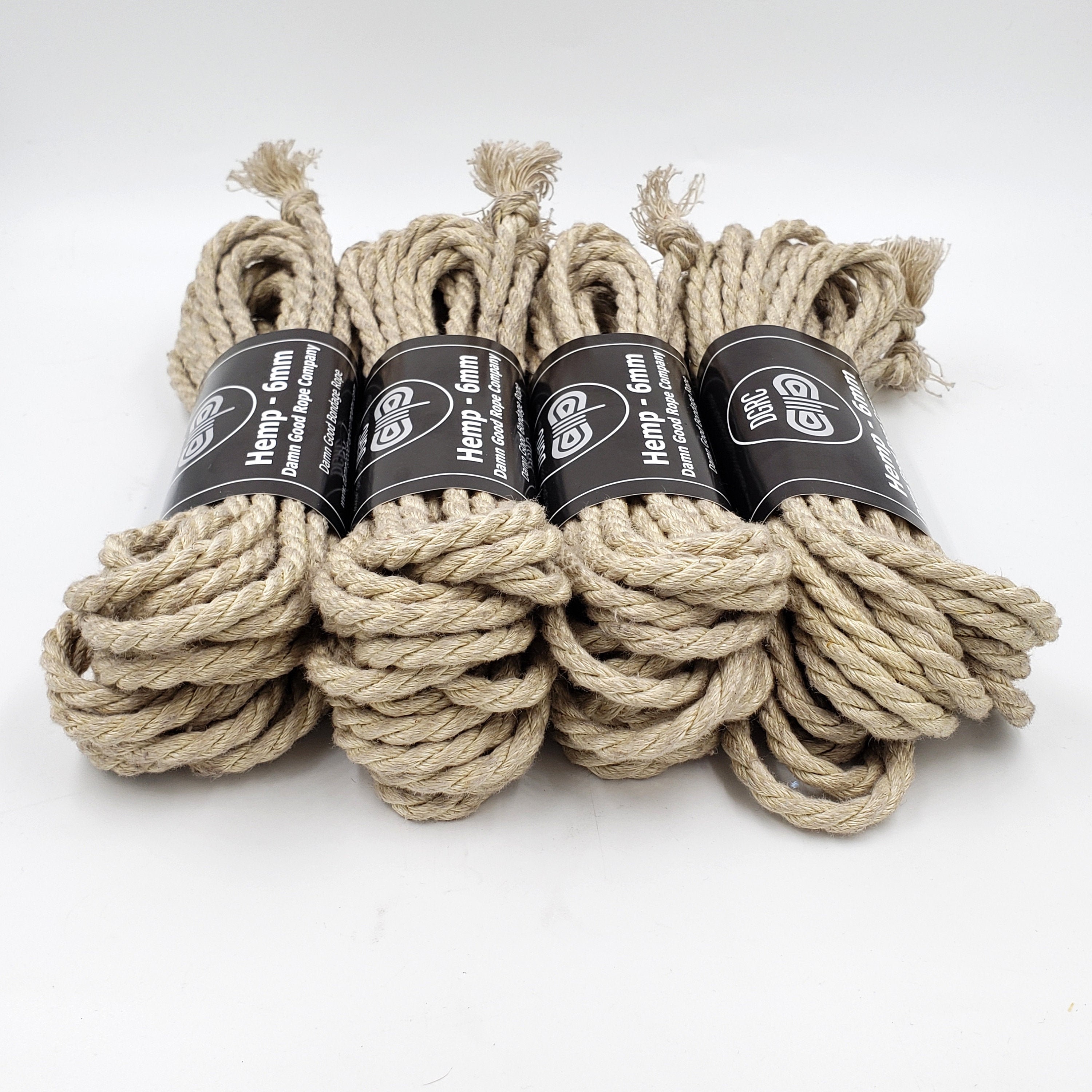 Hemp Bondage Rope Natural Shibari Rope Beginners Kit Bondage Rope 6mm Mature