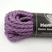 Hemp Bondage Rope Lilac Shibari 6mm Mature