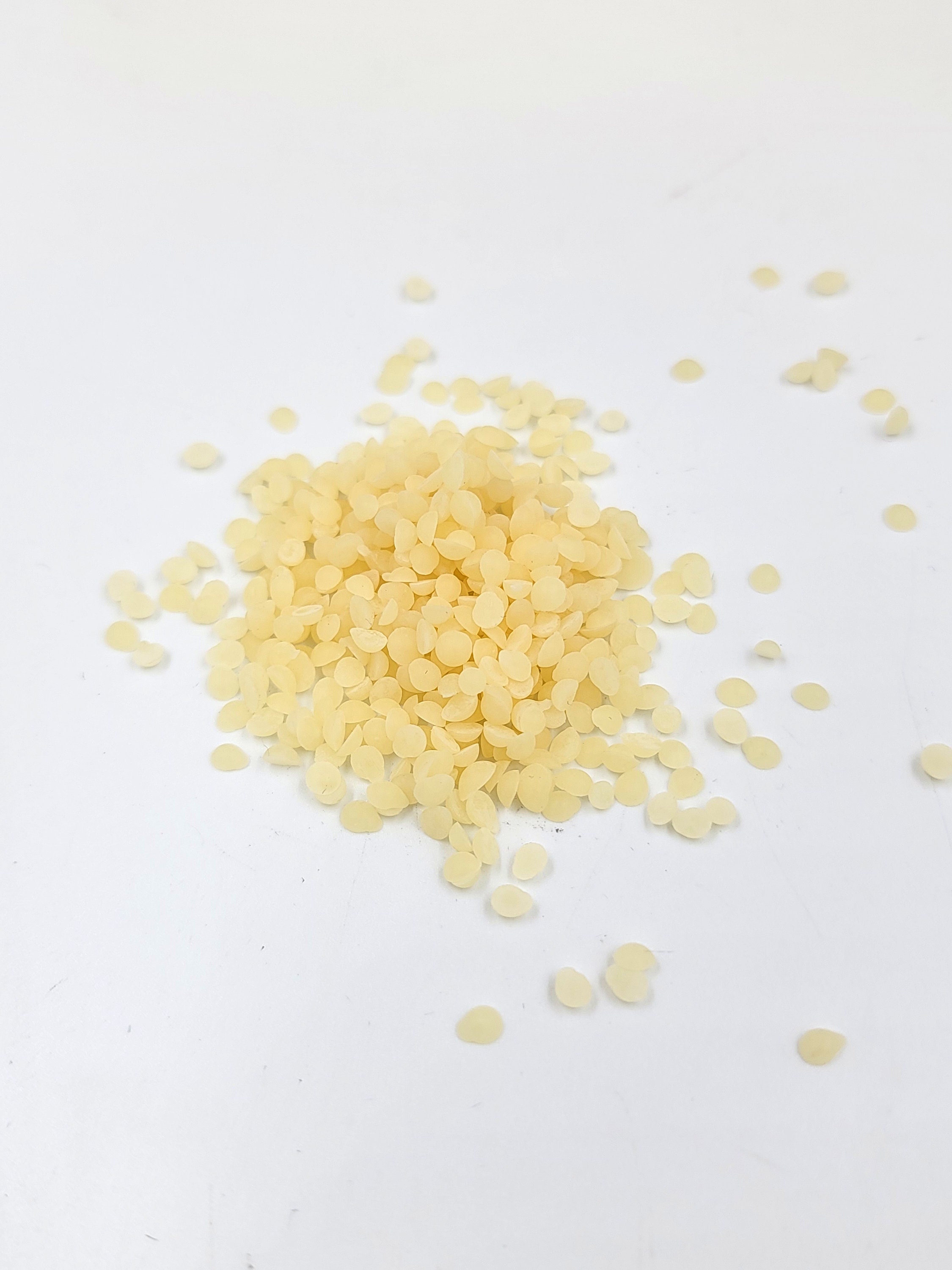 Bondage Rope 1lb Yellow Beeswax Pellets Natural Organic Yellow Beeswax