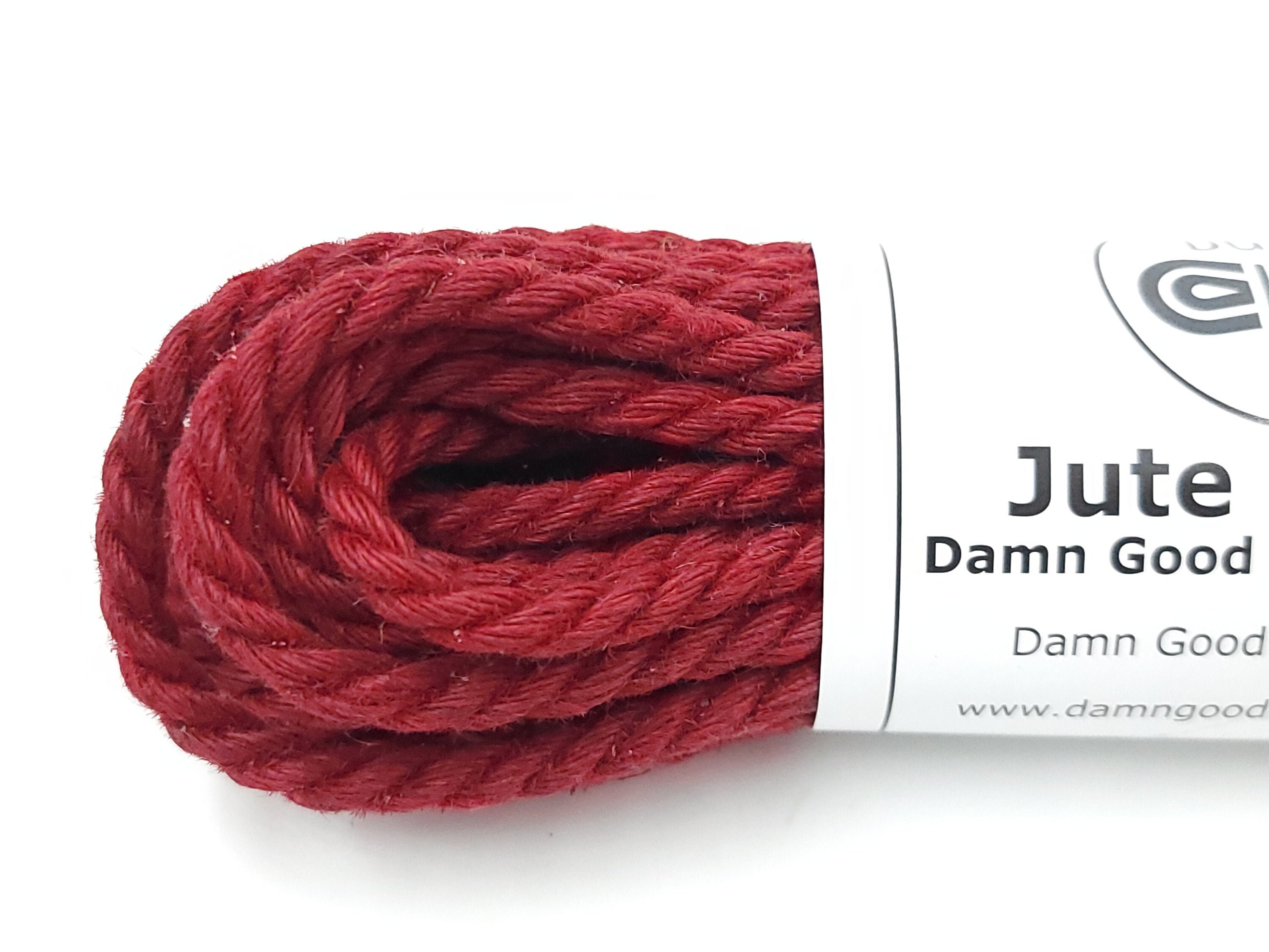 Jute Bondage Rope Red Shibari Rope Mature 6mm