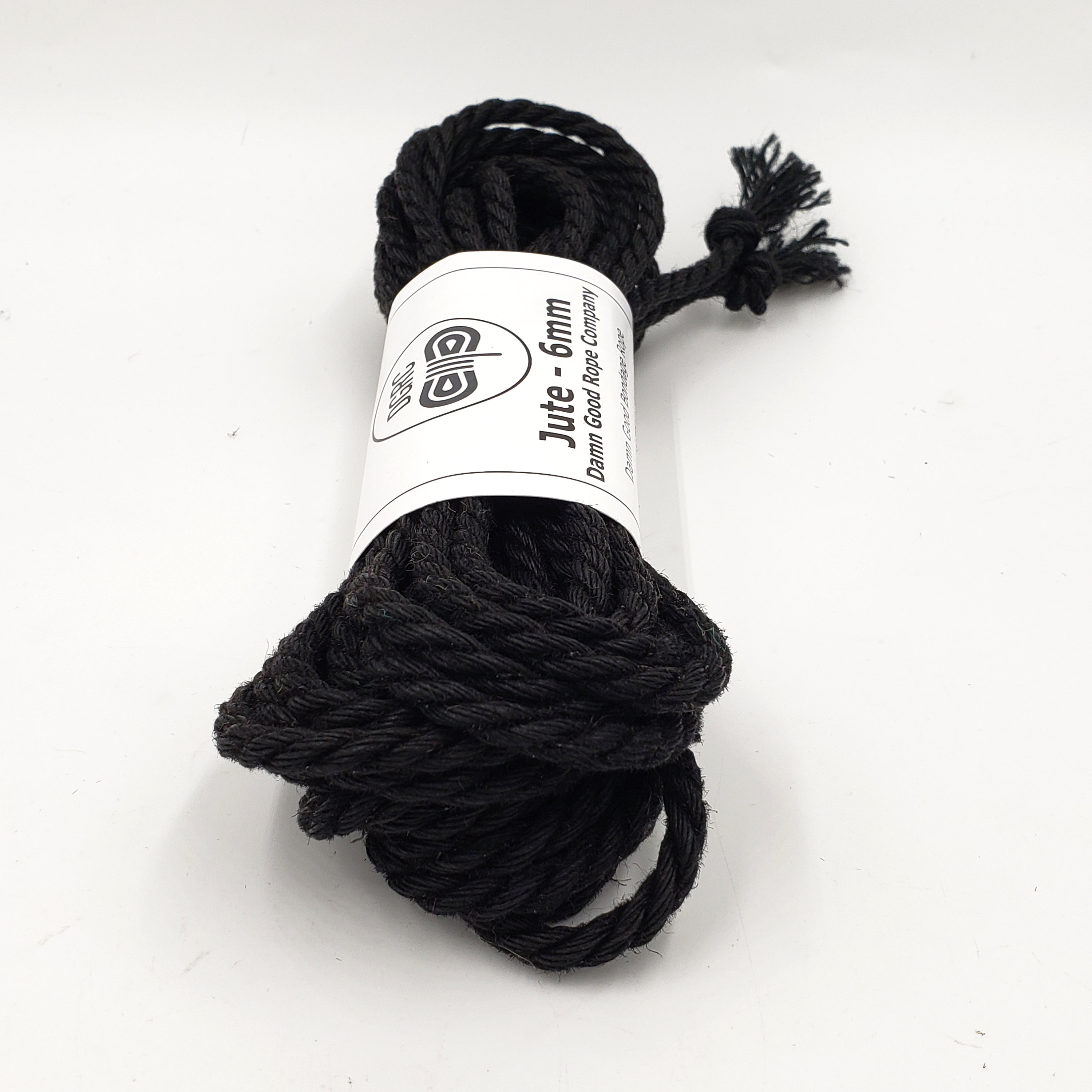 Shibari Rope Jute Bondage Rope Black 6mm Mature