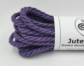 Shibari Rope Jute Bondage Rope  Purple Jute BDSM Mature