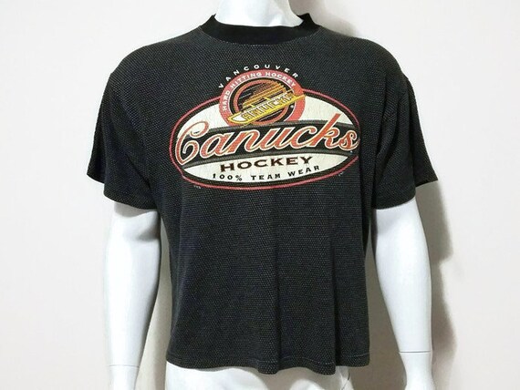 canucks t shirt vintage