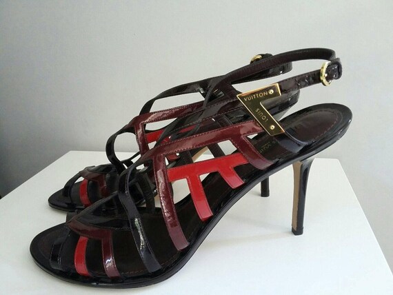 louis vuitton strappy heels