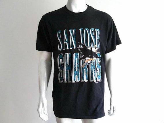 vintage san jose sharks t shirt