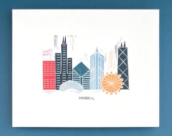 Chicago Skyline Art Print