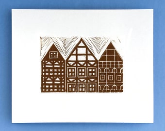 German Houses Art Print