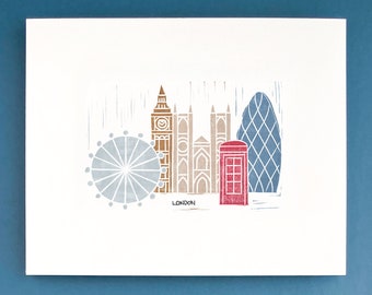 London Cityscape Art Print