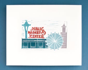 Seattle Art Print