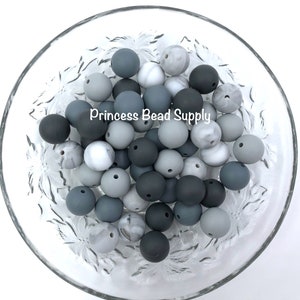 Leopard Silicone Bead Mix, 50 or 100 BULK Round Silicone Beads – USA  Silicone Bead Supply Princess Bead Supply