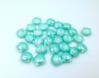 10 Spacer MUSCHELN Farbe bronze 9,5mm Zwischenperlen Metall Perlen #S504