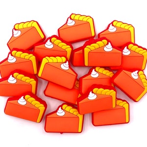 Pumpkin Pie Silicone Focal Beads
