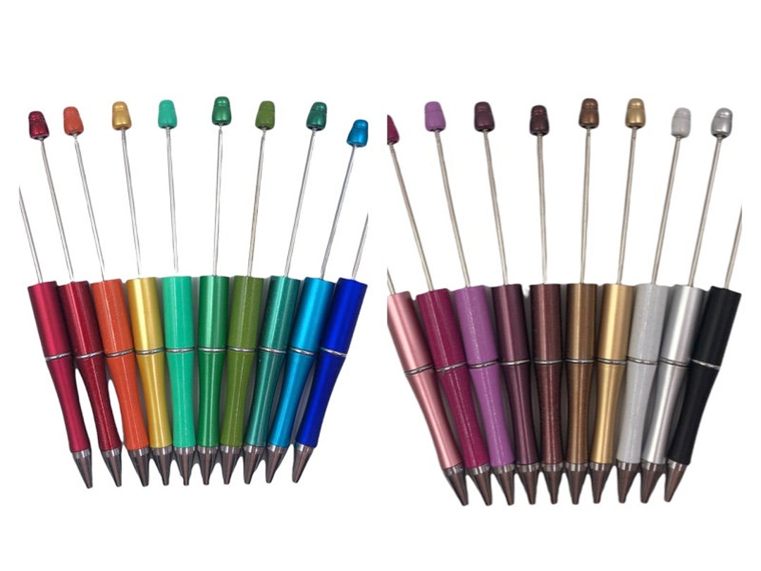 Blank DIY Bubblegum Bead Pens, Assorted Colors – Cali Bees Creations