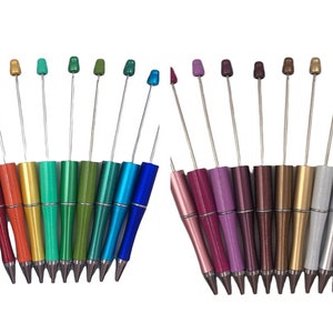 Beadable Pens, DIY Beadable Pens, Beadable Pen Blanks,  20 Colors to Choose From!
