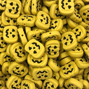 Dijon Pumpkin Silicone Focal Beads