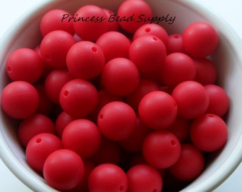 15mm Red Silicone Beads, Silicone  Beads,  Silicone Beads Wholesale