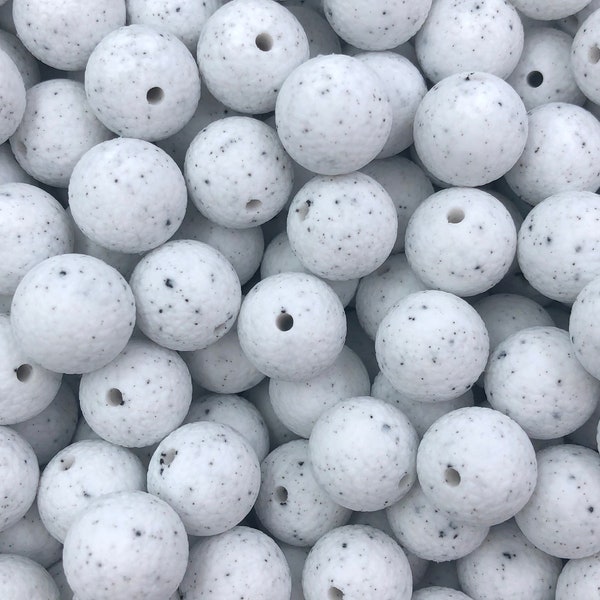 New!  15mm Textured Silicone Beads, 15mm Speckled Textured Silicone Beads, Silicone Beads,  Silicone Beads Wholesale