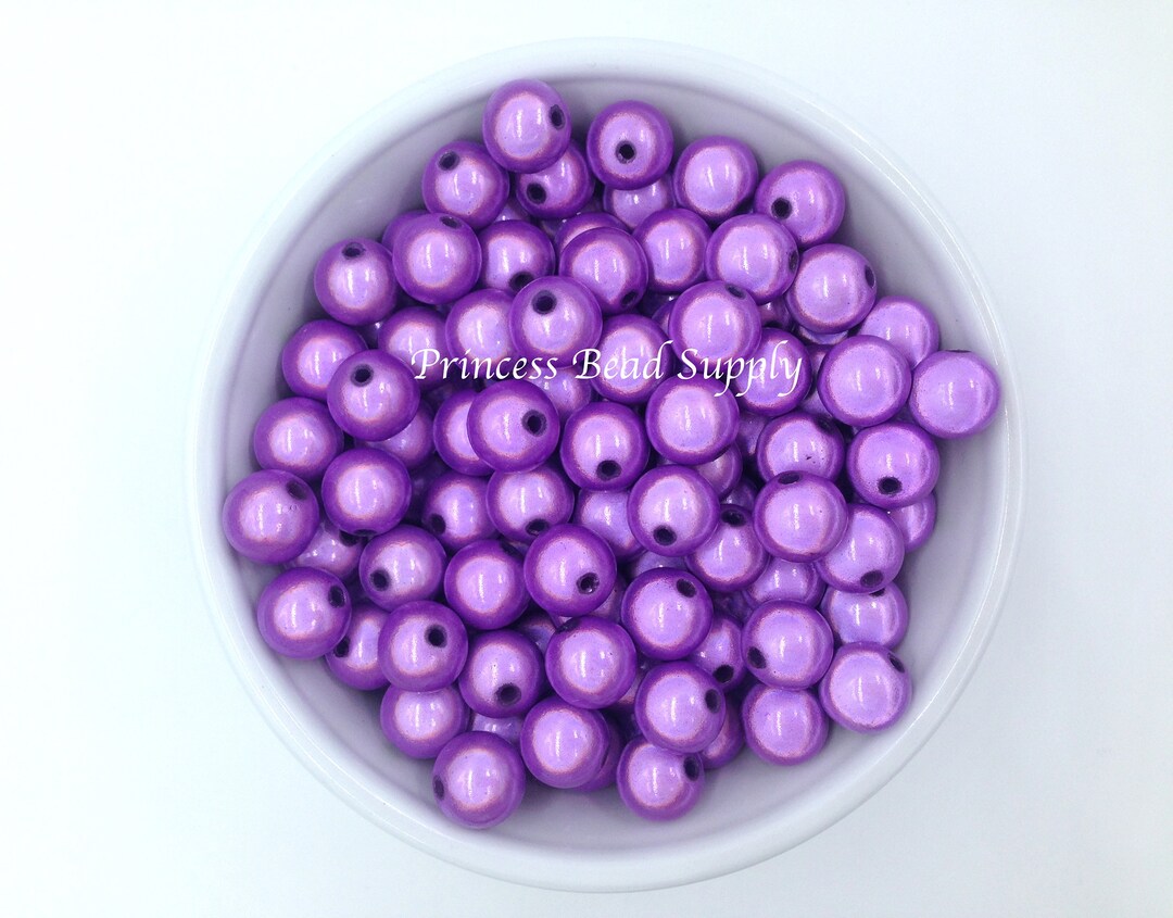 12mm Light Purple Miracle Beads, Magic Beads, 12mm Miracle Beads, Mini