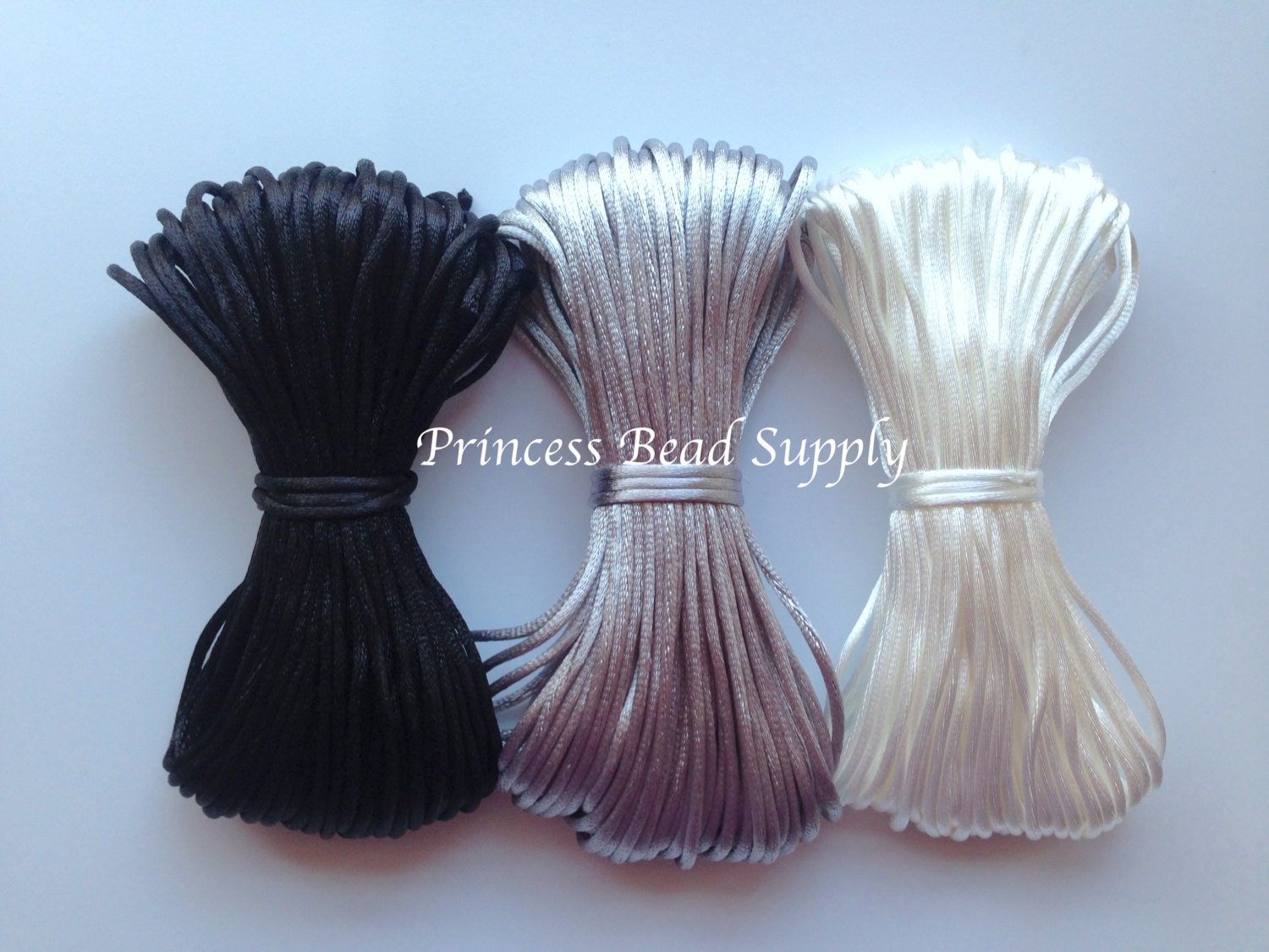 1.5mm Satin Nylon Cord & Break-Away Clasps – USA Silicone Bead Supply  Princess Bead Supply